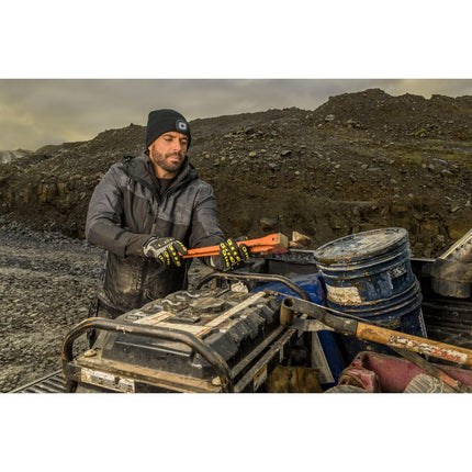 A722 anti Impact Safety Work Gloves - Cut Resistant and Impact Reducing Protective Gloves Gray/Black Grey/Black, Large