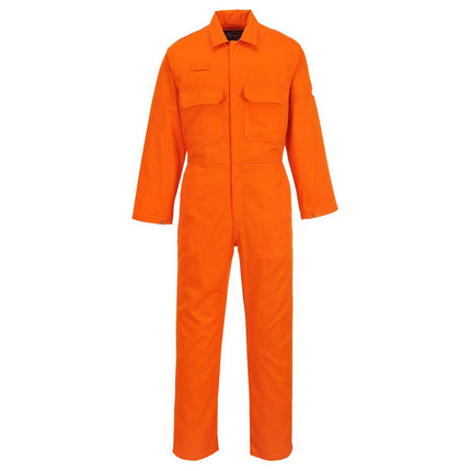 UBIZ1 Bizweld Flame Resistant Coveralls for Welding, Protective Safety FR Workwear Coveralls Black, Large