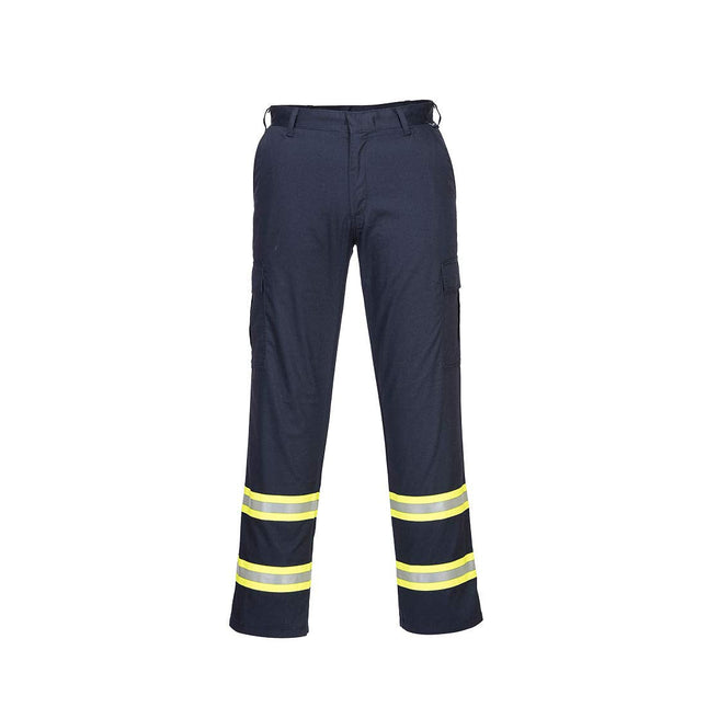F127 Modern Reflective Iona Xtra Work Pants Navy, 30