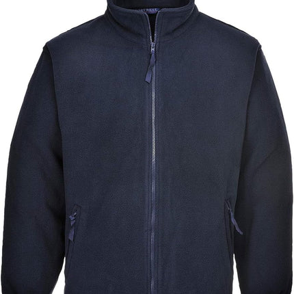 UF205NARM Regular Fit Aran Fleece, Medium, Navy