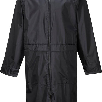 Classic Rain Coat Adult Waterproof Long Protection Hooded Work Wear Trench