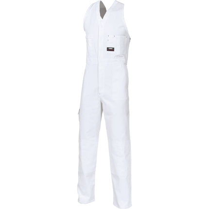 DNC Workwear Mens Cotton Drill Action Back Overall Comfortable Work 3121-KarWorkwear