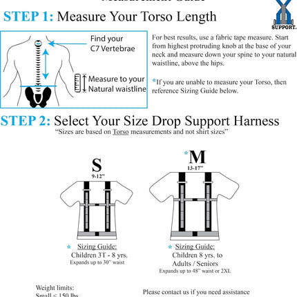 Harness - Aiding in Patient Fall Prevention & Balance & Stability. for Epilepsy, Parkinson'S, Elderly Care and More. Beneficial for Pt/Ot'S. Increasing Patient Safety over Gait Belts.