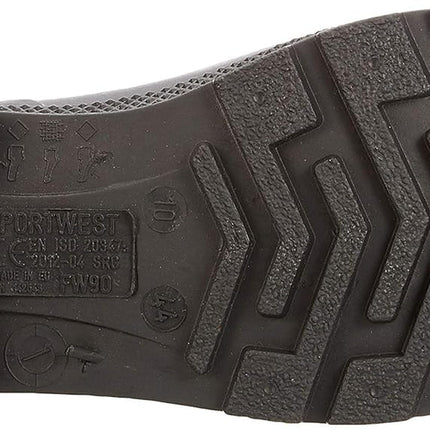 FW90 PVC Waterproof O4 Wellington Black, 42