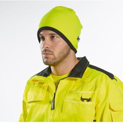 HA14 - Reversible High Visibility Beanie Hat