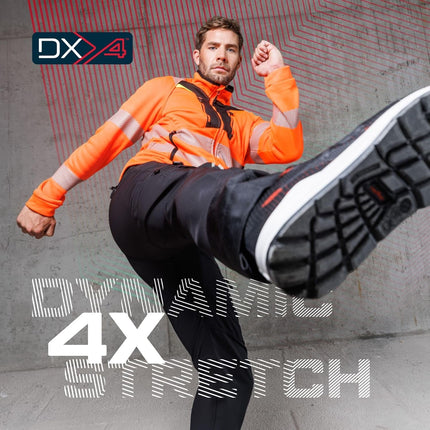 DX463 Men'S DX4 Waterproof Rain Jacket Hooded with Pockets All Black, 3X-Large