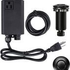 Stainless Steel Black / Single Outlet Long/2.7''