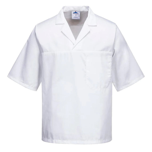 Adult Short-Sleeved Baker�'S Shirt-KarWorkwear