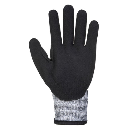 A722 anti Impact Safety Work Gloves - Cut Resistant and Impact Reducing Protective Gloves Gray/Black Grey/Black, Large