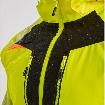 DX461 Men'S DX4 Waterproof Hi Vis Winter Jacket Safety Workwear Hooded with Pockets