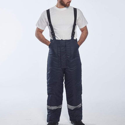 Cold-Store Saloppettes Refridgeration Freezer Trousers Pants Work Protection, 5XL Navy