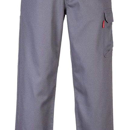 BZ31 Mens Safety Cargo Pants in Flame Resistant Bizweld ASTM NFPA, Gray, 3 XLT