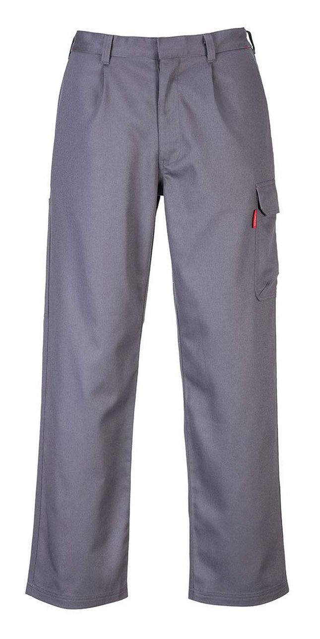 BZ31 Mens Safety Cargo Pants in Flame Resistant Bizweld ASTM NFPA, Gray, 3 XLT
