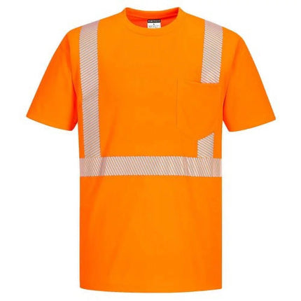 Segmented Tape T-Shirt S/S, Size: 4XL (S194ORR4XL)-KarWorkwear