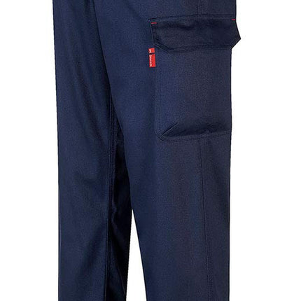 BZ31 Mens Safety Cargo Pants in Flame Resistant Bizweld ASTM NFPA, Navy, X Larget