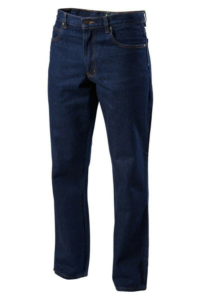 Hard Yakka Denim Jeans Work Pants Enzyme Wash Rigid Farm Heavy Duty Y03514-KarWorkwear