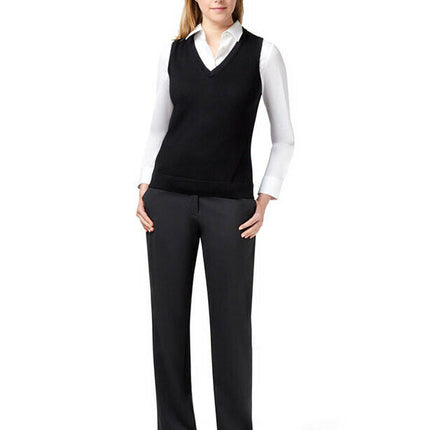 NNT Womens Pure Wool Formal Vest Classic Fit Fully Business Body Warmer CAT5AQ-KarWorkwear
