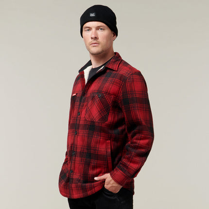 Hard Yakka Mens Legends Sherpa Comfy Fleece Jacket With Free Beanie Work Y06518-KarWorkwear