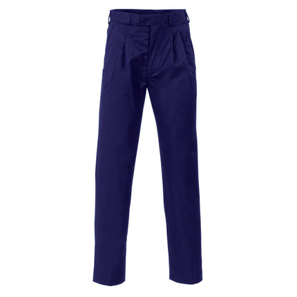 DNC Workwear Mens Mens P/V Pleat Front Pants Comfortable Work Comfort 4502-KarWorkwear