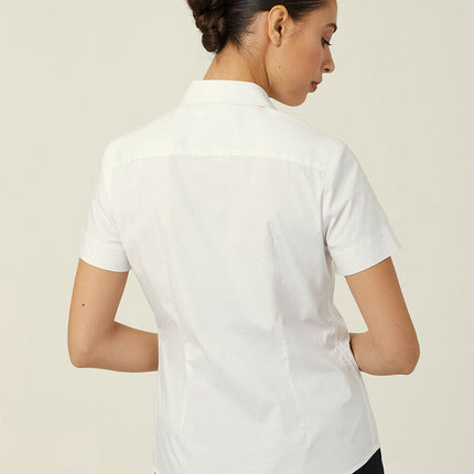NNT Women Avignon Short Sleeve Slim Shirt Casual Comfortable Business CATUK8-KarWorkwear