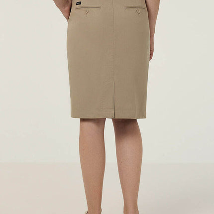 NNT Stretch Cotton Chino Skirt Formal Business Skirt Slim Fit Workwear CAT2RL-KarWorkwear