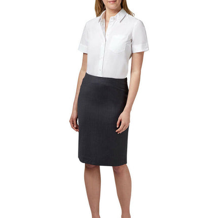 NNT Womens Business Sharkskin Detail Pencil Skirt Classic Pencil Shape CAT2N4-KarWorkwear
