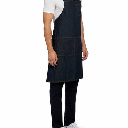 NNT Unisex Chef Memphi Cross Back Denim Apron Work Safety Tough Durable CATK2M-KarWorkwear