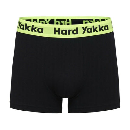 Hard Yakka Mens Cotton Trunk 5 Pack Elastic Waistband Trunks Underwear Y26578-KarWorkwear