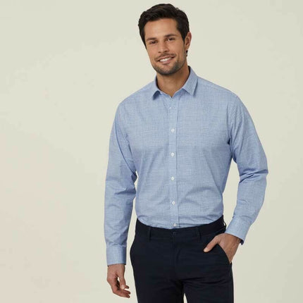 NNT Mens Avignon Abstract Stripe Long Sleeve Shirt Casual Fit Business CATJDC-KarWorkwear
