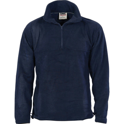 DNC Workwear Unisex Half Zip Polar Fleece Work Warm Winter Comfort Safety 5321-KarWorkwear