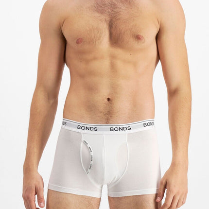 Bonds Mens Guyfront Trunk Stretchy Cotton Seam free Sides Elastic 6 Pack MZ963A-KarWorkwear