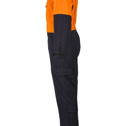 Mens Hard Yakka Protect Hi-Vis 2 Tone Tecasafe Plus Coverall Safety FR Y00302-KarWorkwear