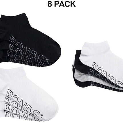 Bonds Womens Lightweight Low Cut Smooth Comfy Stay-Put Fit Socks 8 Pack LXPV4N-KarWorkwear