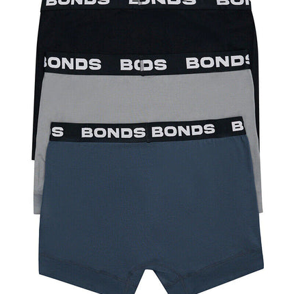 Bonds Mens Total Package Trunk Soft and Breathable Viscose Bamboo 3 Pack MWK83A-KarWorkwear