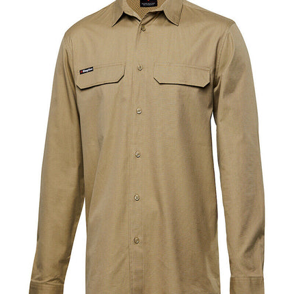 KingGee Mens Workcool Pro Shirt Long Sleeve Stretch Ripstop Durable Work K14021-KarWorkwear