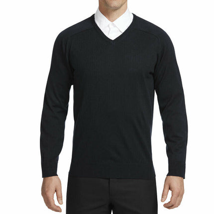 NNT Mens Warm Knit Sweater V-Neck Winter Warm Comfort Long Sleeve CATE33-KarWorkwear