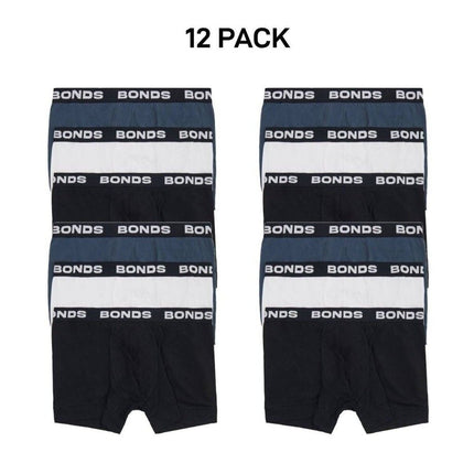 Bonds Mens Total Package Trunk Comfy Super Soft and Breathable 12 Pack MWK83A-KarWorkwear