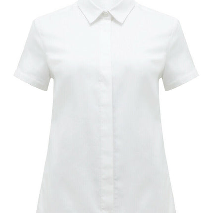 NNT Womens Short Sleeve Formal Shirt Comfort Cotton Blend Business Shirts CATU5G-KarWorkwear