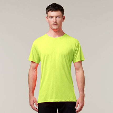 Hard Yakka Mens 3056 Short Sleeve Neon Comfortable High Visibility Work Y19575-KarWorkwear