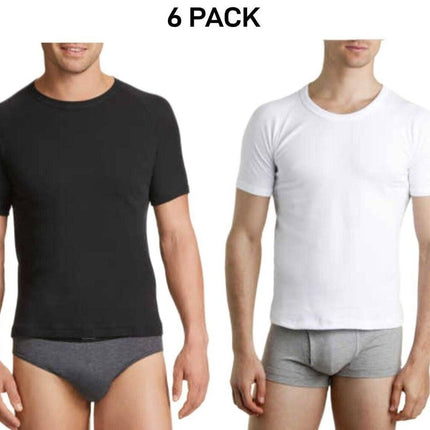 Bonds Mens Genuine Raglan Crew Neck Perfect Tee Close Body Fit 6 Pack M9372W-KarWorkwear