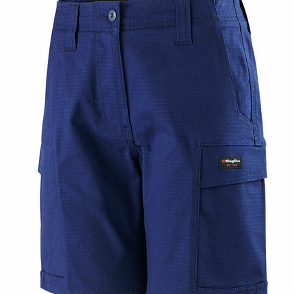 KingGee Womens Workcool Pro Shorts Comfort Stretch Waistband Work Safety K47008-KarWorkwear