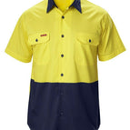 S / Yellow & Navy