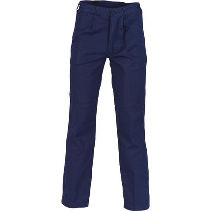 DNC Workwear Mens Cotton Drill Work Pants Comfortable Heavyweight Work 3311-KarWorkwear