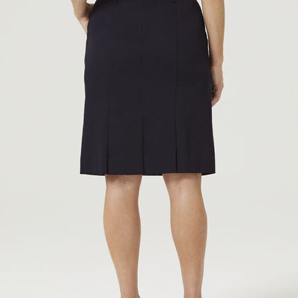 NNT Womens Poly Viscose Gaberdine Flex Waist Pleat Formal Workwear Skirt CAT2QB-KarWorkwear