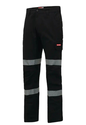 Hard Yakka Canvas Cargo Pant Tough Double Layer Knees Reflective Stretch Y02855-KarWorkwear