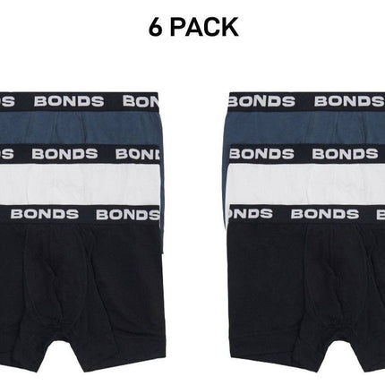 Bonds Mens Total Package Trunk Comfy Super Soft and Breathable 6 Pack MWK83A-KarWorkwear
