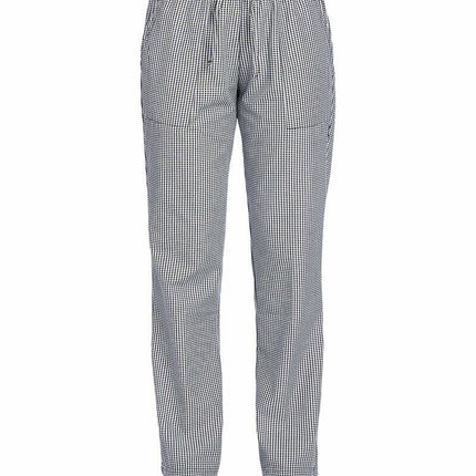 NNT Womens Chef Works Small Check Chef Pants Drawstring Waistband Pant CAT3S7-KarWorkwear