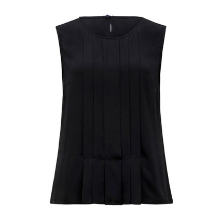 NNT Womens 4 Pack Sleeveles Pleat Front Silhouette Lightweight Blouse CATU5Q-KarWorkwear