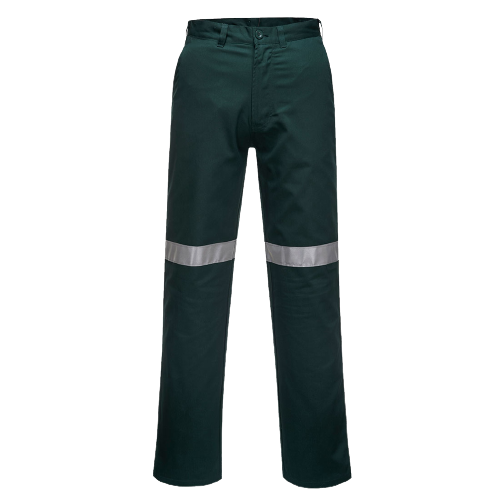 Portwest Straight Leg Pants with Tape Lightweight Reflective Tape MW705-KarWorkwear