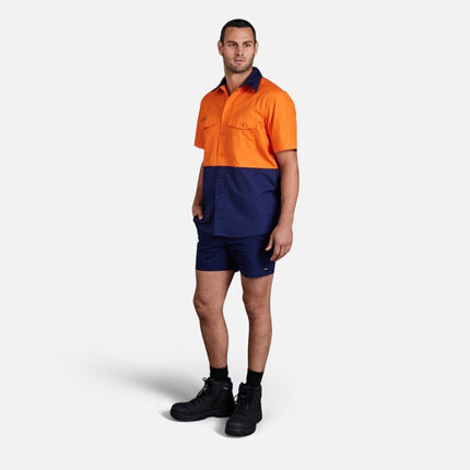 KingGee Mens 2 Pack Traders Durable Cargo Comfort Waist Short Shorts K17007-KarWorkwear